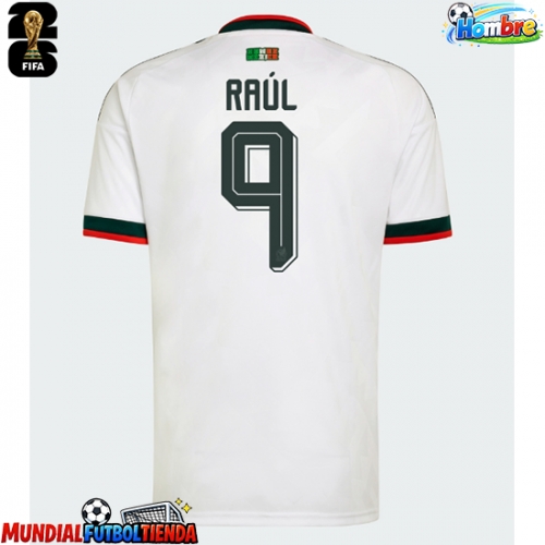 Camiseta México Raul Jimenez #9 Segunda Equipación Replica Mundial 2026 mangas cortas